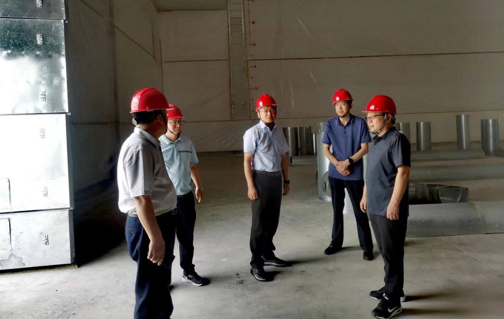 中儲糧安徽分公司副總經(jīng)理劉慧宇赴羅山庫考察調研