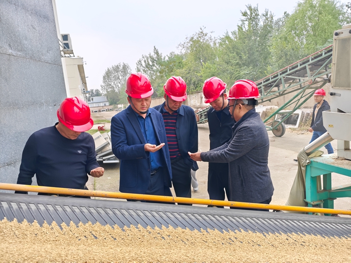 省糧食和儲備局到羅山公司督導安全生產工作