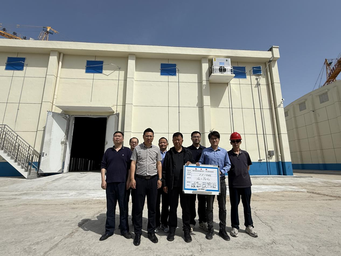 羅山國家糧食儲備庫工程鐵路以北3棟倉順利驗(yàn)收